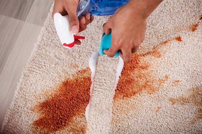 4 ترفند برای پاک کردن لکه شکلات از روی فرش