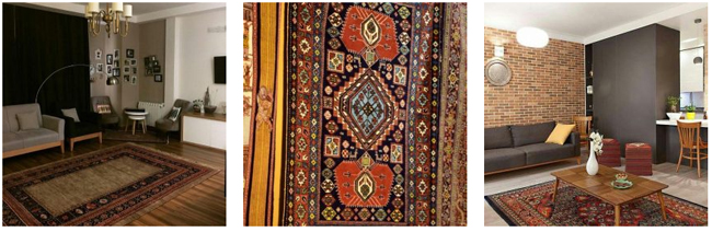 استفاده از قالیچه در زیبایی دکوراسیون خانه های ایرانی