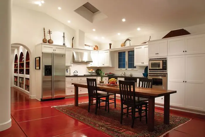 راهنمای انتخاب فرش برای آشپزخانه های اپن یا جزیره ای