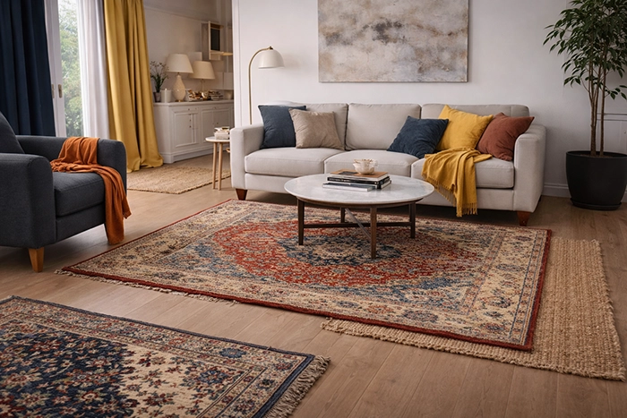 اشتباهات دکوراسیون داخلی که فرش شما را بی‌اثر می‌کند!