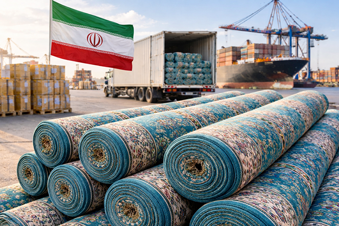 Iranian mosque carpet export to Saudi Arabia